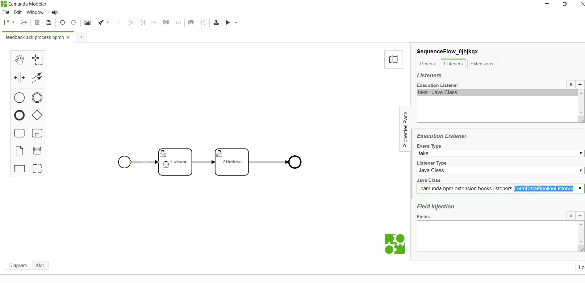 Form DataPipeline listener - Snapshot