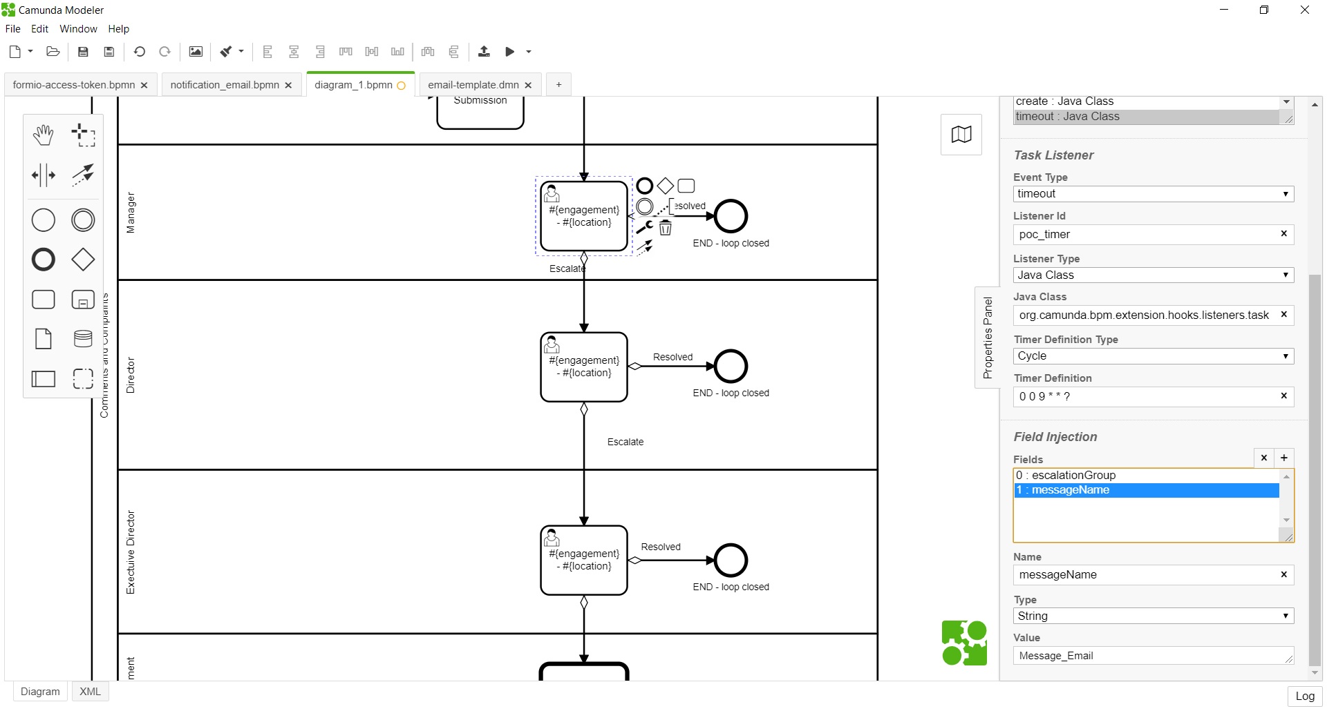 Timeout Notification listener messageName - Snapshot